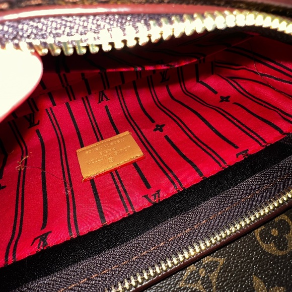 Monogram Canvas Crossbody with Gold Chain and Tan Accent - Picture 5 of 5